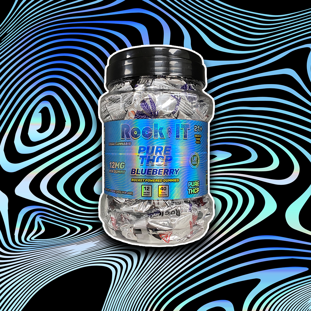 12MG Blueberry Pure THCP Jar (40 Count)