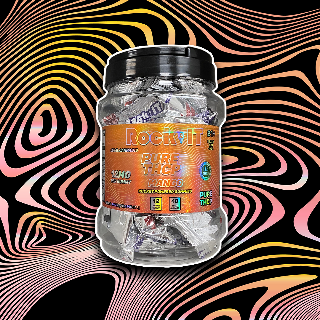 12MG Mango Pure THCP Jar (40 Count)